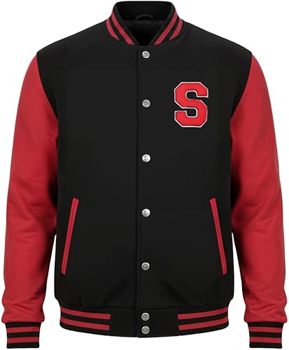 Image of Decrum Letterman Jacket Men - Casual High School Baseball Varsity Style Mens Bomber Jackets