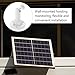 Lurrose Solar Panel Halterung Abs Kunststoff Verstellbar Für Überwachungskamera Solarpanel Wand Deckenmontage Wetterfest Und Stabil Mit Flexibler Positionierung Für Sicherheitssysteme