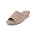 Jomix Chaussons pour femme Casa Apera, en éponge, printemps, été, intérieur en liège, 01 Beige, 36 EU