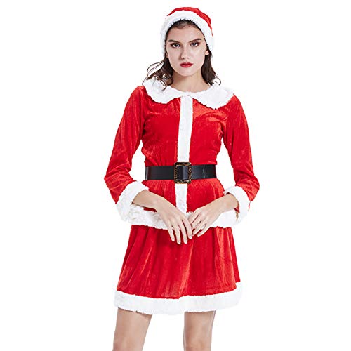  ShiyiUP Noël Costume de Père Noël de Déguiseme...