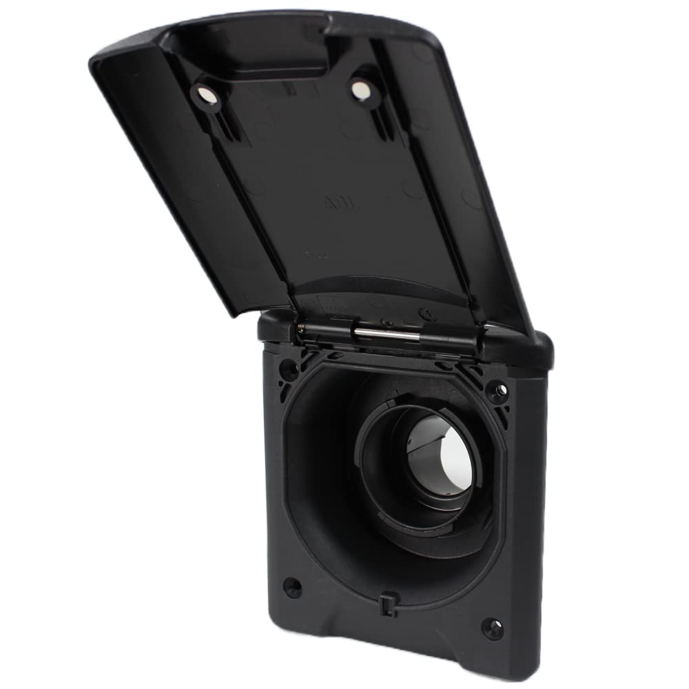 Bec de remplissage + bouchon de réservoir d'eau douce pour caravane, camping-car et bateau avec couvercle magnétique 40 mm noir