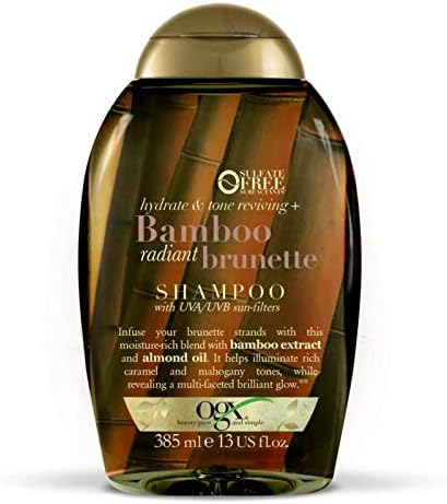 Hydrate & Tone Reviving + Bamboo Radiant Brunette Shampoo, 385 ml