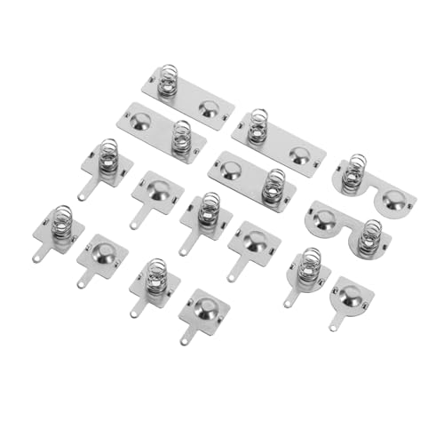 KOMBIUDA Metal Batterie Feder Kontaktplatte Teiliges Ersatzteil für Fernbedienungen und Stabile Metallfeder Kompatibel mit Aa und AAA Batterien Einfache Montage Vielseitig Einsetzbar