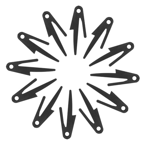 NUOBESTY 20 Unidades Accesorios para Guías de Cajón de Plástico Negro Instalación Fácil y Funcionamiento Silencioso para Aplicaciones Industriales Oficina