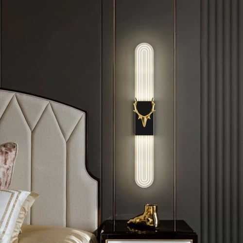 Aplique de pared LED interior de 15W regulable para iluminación de baño y pasillos