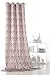 Produktbild Fashion&Joy Ösenschal Gardine Vorhang Barock Ornamente Farbverlauf modern Blickdicht pink-grau HxB 245x140cm Dekoschal chic ÖKOTEX GESUND WOHNEN Typ359