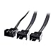 immagine 1Cable Matters Pacco da 2 Cavo di Ventola Splitter 4 Pin 1 a 3 PWM – 12 Pollici