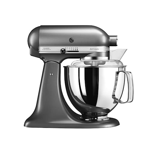 KitchenAid 5KSM175PSEMS robot de cocina Artisan 4,8L Medallón Plata