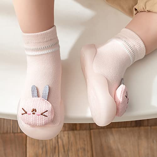 CsgrFagr Sapatos infantis infantis fofos meias de desenho animado de animais sapatos de chão infanti