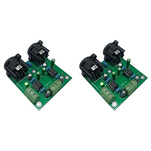 Bloepum 2X Amplifier Dual Channel,DRV134PA Dual Channel Single-Ended Conversion Balance Board for Front-End Output Balance
