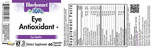 Bluebonnet Eye Antioxidant With Zeaxanthin Formula Vegetarian Capsules, 60 Count #TOP1