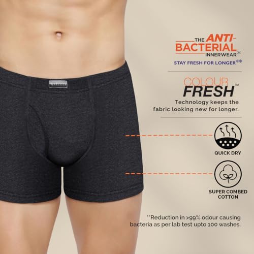 Van Heusen Men Boxer Briefs - 100% Combed Cotton - Anti Bacterial, Colour Fresh, Moisture Wicking - Image 6