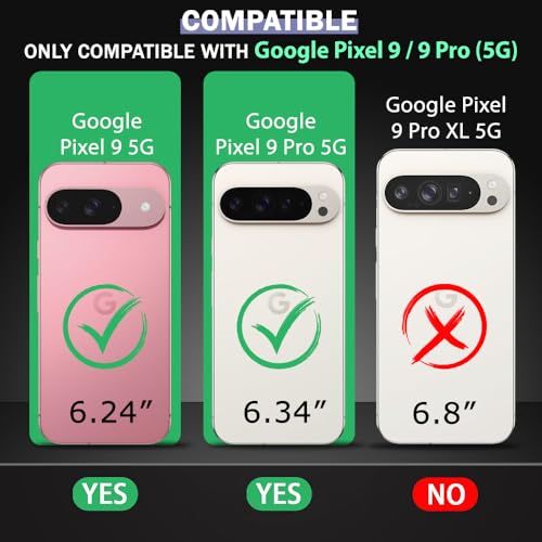 Image of TheGiftKart Liquid Silicon Back Cover Case for Google Pixel 9 / Pixel 9 Pro | Shockproof Military Grade Protection | Micro-Fibre Cloth On Inner Side | Built-in Anti-Slip Grip Case Cover (TPU, Black)