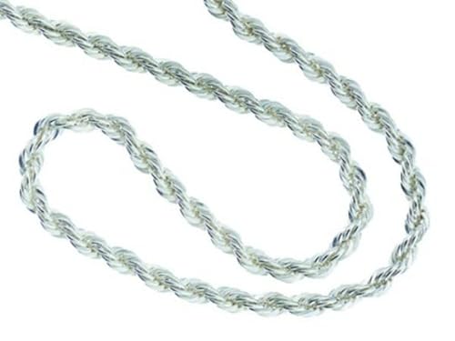 Sterling Silver Rope Chain 18'