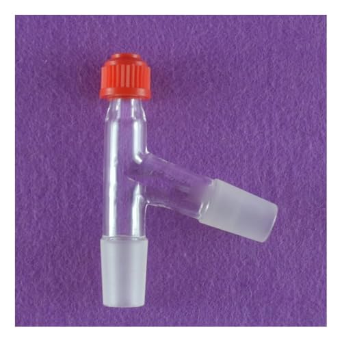 Adaptateur trois voies 19/26 en verre de laboratoire 75 degrés pour montages