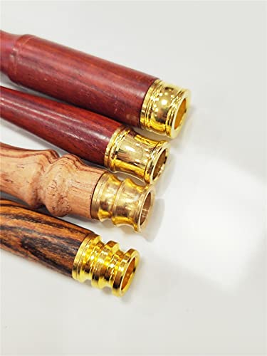Wooden Cigarette Holder With Metal Interface Set Of 4 Handmade From Natural Wood Portable Reusable Regular Cigarette Holder #TOP1