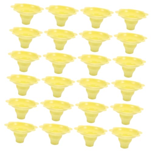 FOMIYES 100pcs Snow Cone Ice Storage Holders Ice Smoothie Storage Cups Adorable Yogurt Cups Ice Cream Container Multi-function Smoothie Cups Ice Cream Bowl Iced Food Bowl Ice Cream Holder