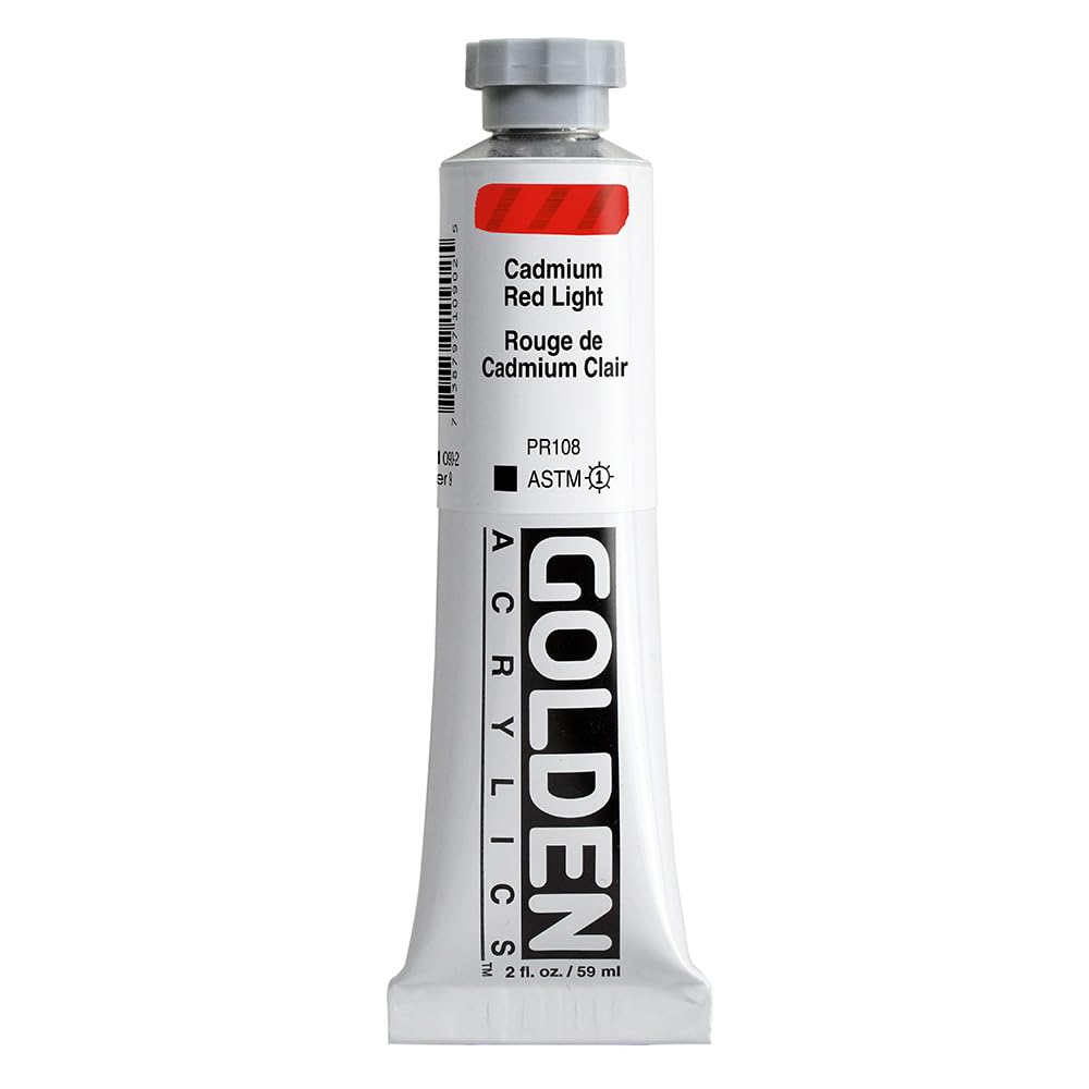 Pro-Art Golden Peinture Acrylique 57 ML- Cadmium Rouge Clair