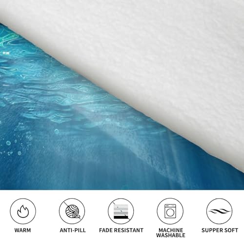 Couverture à capuche avec manches paysage marin cadeau cocooning - 6