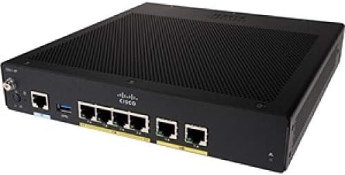 Cisco C921-4P ISR 900 Series 4-Port Integrated Services Router (Renewed)