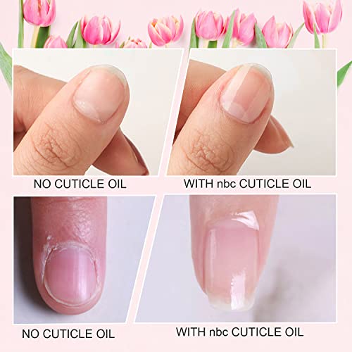 Nbc Cuticle Oil 6 Fruit-Scent Mini Bottle Set For Repaire Nail Cuticle Skin Damage 6X5Ml Total #TOP3
