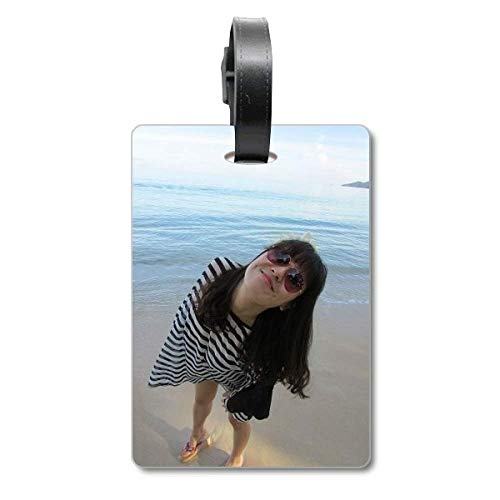 Étiquette valise Ellie Yao pour croisière et vacances à la plage Sea Wave