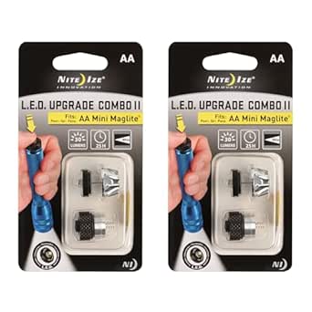 Kit Upgrade LED Nite Ize Pour Mini Maglite AA - 30 Lumens, Portée 40m, Neuf