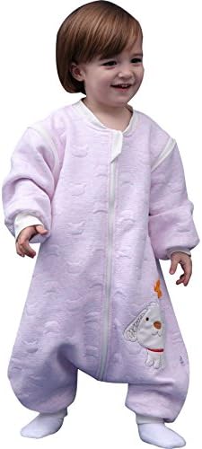 Angelife Baby Toddler Sleeping Bag Detachable Sleeves Winter Wearable Blanket with Feet