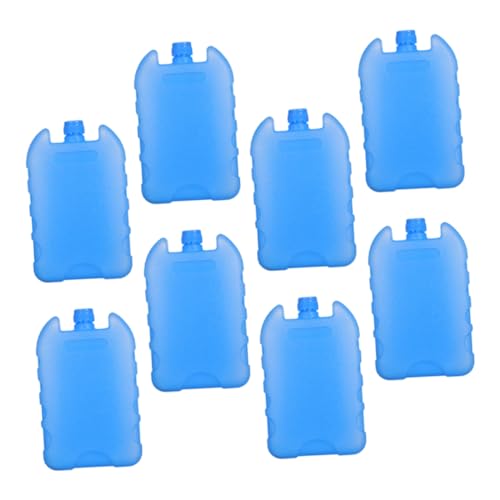 NOLITOY 8 Piezas Bolsas Hielo Reutilizables para Aire Acondicionado Portátil Bloques Refrigerantes para Oficina Viaje y Fiambreras Infantiles