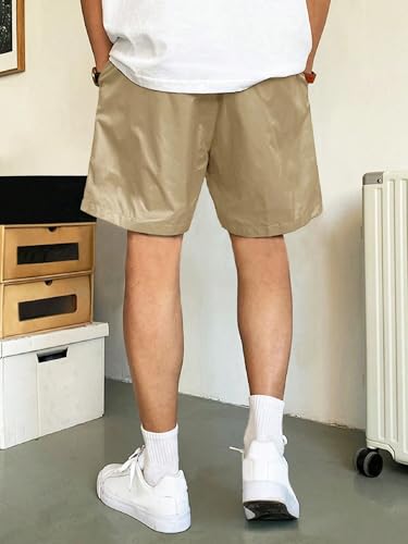 Image of QNIM Shorts for Men | Casual Cotton Drawstring Summer Shorts | Relaxed Fit Comfortable Chino Half Pants with Pockets | Stylish Lounge Wear & Everyday Outdoor Streetwear (Q-81-84)