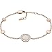 Produktbild Fossil Armband Für Frauen Klassiker, Gesamtlänge: 165mm + 25mm Verlängerung Kette Rose Gold Edelstahlarmband, JF03264791