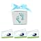 Kit Bomboniera 100 Scatole A Cuore Laser Con Bigliettini Preforati A4 – Carta Perlata Con Nastro - 2