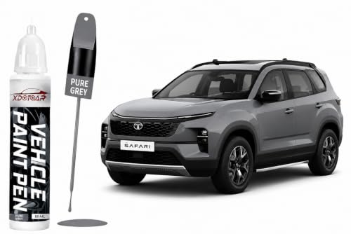 Image of xdotoar Car Touch Up Paint Pen for Tata SAFARI PURE GREY | Factory Color Matched 2K Paint Technology | Car Scratch Remover & Paint Chip Repair | Quick Dry Formula | Rust Protection | 18ml