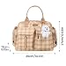 Imagen de Yrrtyuo Bolso Pañalero Tote Con Asa Y Informal De Cuadros