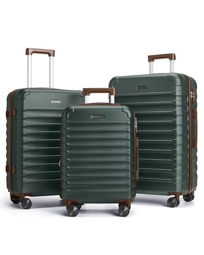 LIGHT FLIGHT 3-Piece Hard Shell Luggage Set, 20/24/28 Inch