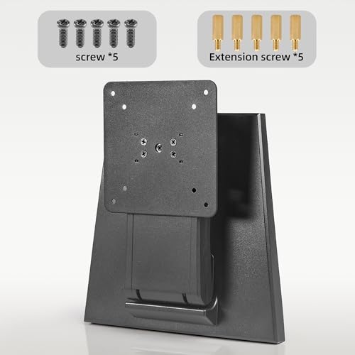 Image of Wearson Foldable Low Profile Monitor Stand - Compatible with VESA 75x75 and 100x100 Monitor Mounts (Model WS-03A2)