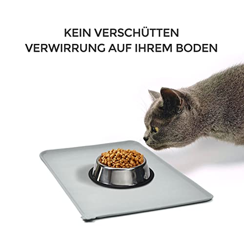 AOKLANT Tappetino per Cibo per Cani per Gatti