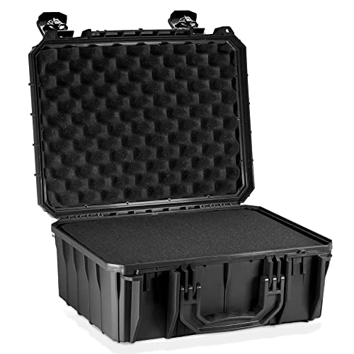 Seahorse 630 Heavy Duty Protective Dry Box Case With Foam - Tsa Approved / Mil Spec / Ip67 Waterproof / Usa Made For Cameras, Kayaks, Bear Boxes, Motorcycles (Black) #TOP10