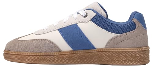 Clarks CypressLace O baskets enfants blanches et bleues légères taille 2 - 2