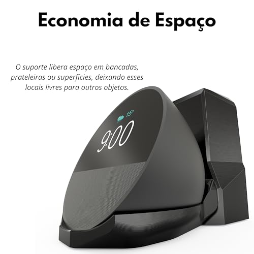Suporte De Tomada Parede Levitar Amazon Alexa Echo Spot Stephan