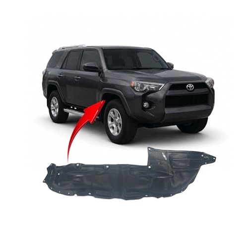 Image of FitParts Compatible with Toyota 4Runner 2014-2023 Front Right Fender Liner | Passenger Side, Plastic, Ready to Install, OEM 5387535150, TO1249198