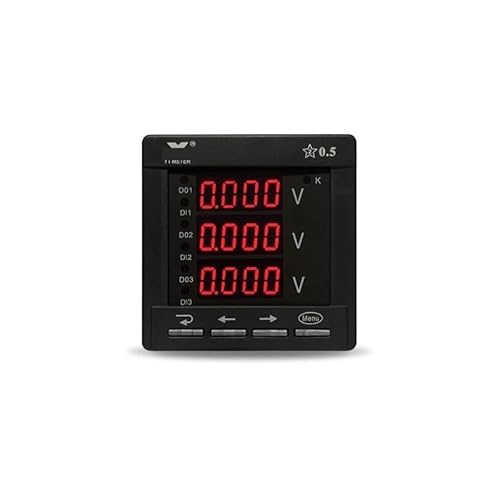 �C���e���W�F���g 3 �� AC �f�W�^���d���v�AAc500v �f�W�^�� LED ���[�^�[�A72 80 96 194 380V 4 ��(Three 4-20mA outputs)