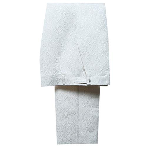 YOUTHUP Abiti da Uomo Slim Fit 3 Pezzi Abito Shawl...