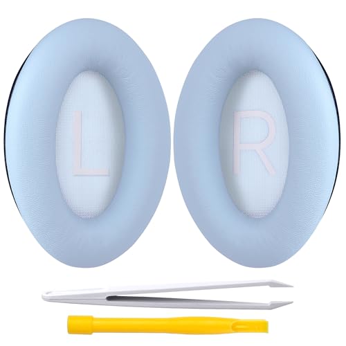 YOCOWOCO Replacement Ear Pads for Bose QuietComfort 45 (QC45)/QuietComfort SE (QC SE)/New QuietComfort Wireless Over Ear Headphones, Earpads Cushions with Softer Leather and Thicker Memory Foam