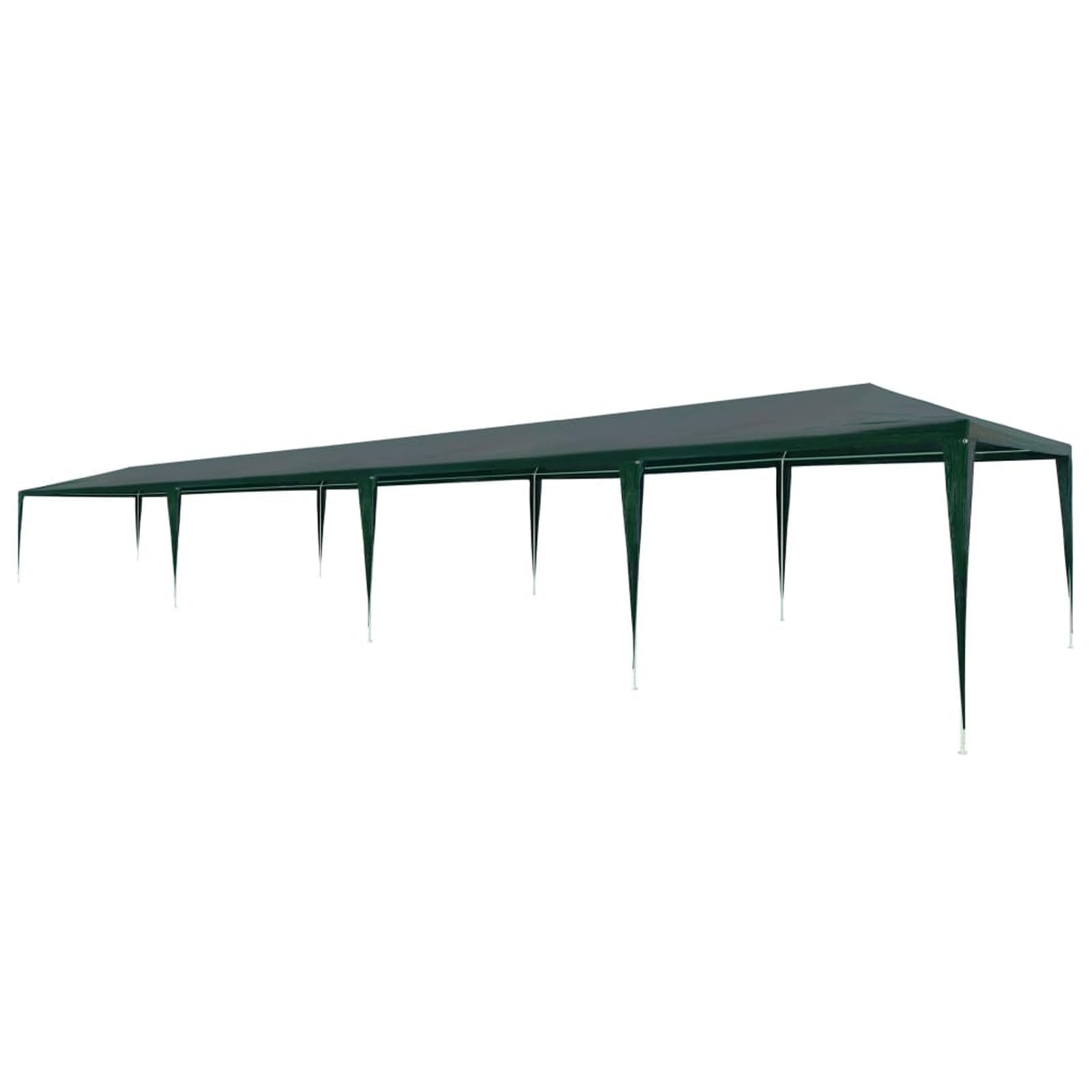 Carpa de Jardín Grande 3x12m, Resistente al Agua y UV, Verde, para Eventos al Aire Libre