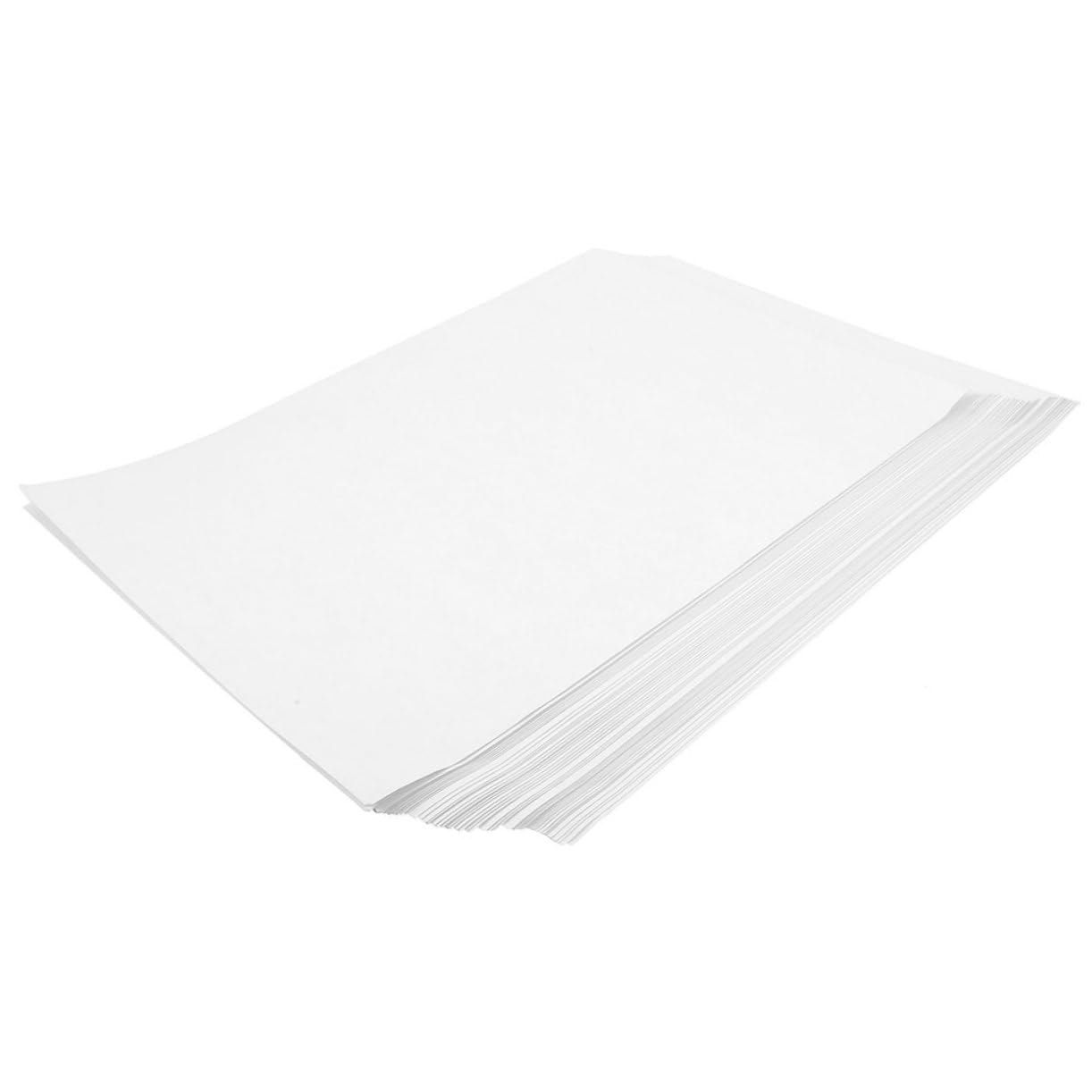 iplusmile 100 feuilles Étiquettes Autocollantes Imprimables Papier Adhésif pour Imprimante Jet Encre et Laser Étiquettes Blanches pour Organisation Bureau Maison