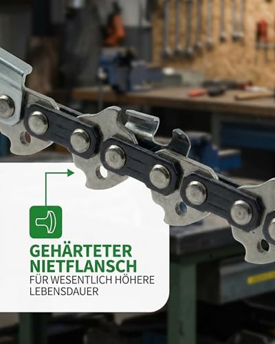 Foto von SWS Forst GmbH Sägekette 3/8 1,1 mm, 40 cm (3 Stück) - 56 Treibglieder - Kettensägekette - Ersatzkette