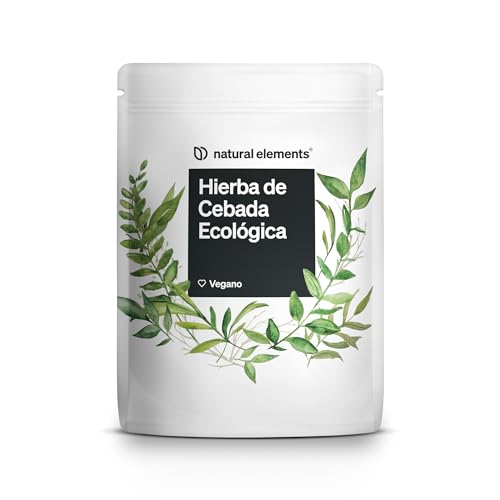 Hierba de Cebada Ecológica en polvo 500g - 100% cultivo ecológico en Alemania - Para batidos verdes - Bolsa resellable - Alimento crudo, vegano, sin aditivos innecesarios - Calidad probada en labo