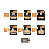 Spypoint MicroSD-32GB Memory Card (6-Pack) with Reader Bundle (7 Items)