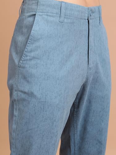 Image of Highlander Men's Ankle-Length Straight Fit Trousers | Modern Style & Comfort | Perfect for Casual & Formal Wear | Trouser for Men | Men Trousers | Trousers for Man | Pants for Man